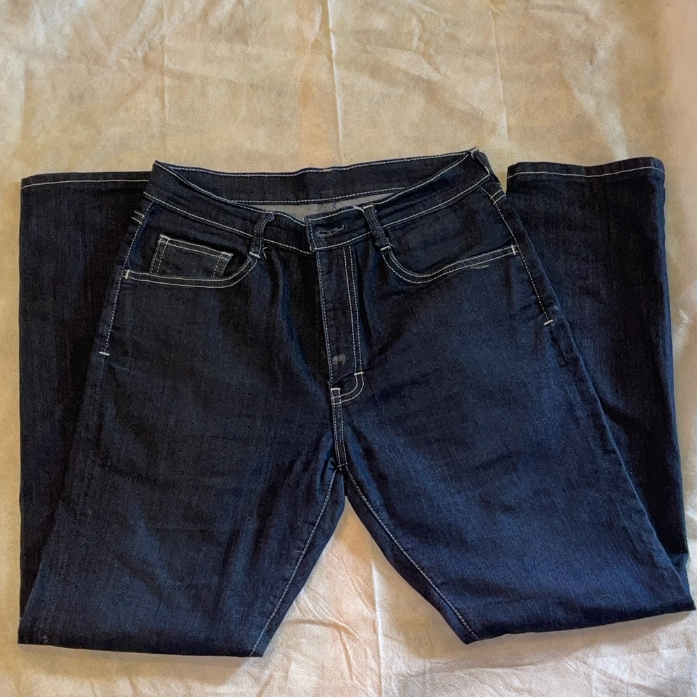 Blue Delta Men’s Custom Made Dark Denim Jean Size 28 with a 30” Inseam